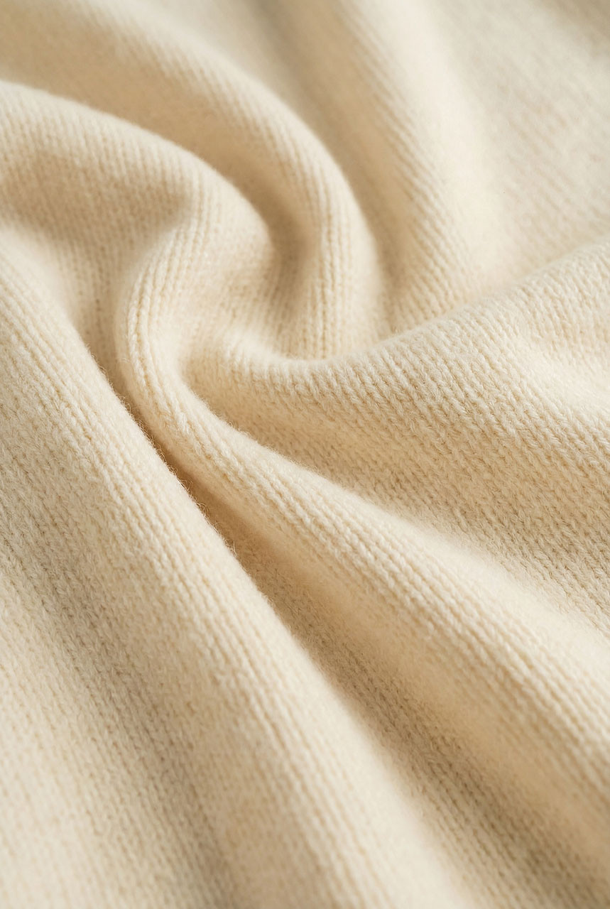 Aire Wool Crew Neck Jumper, Ivory