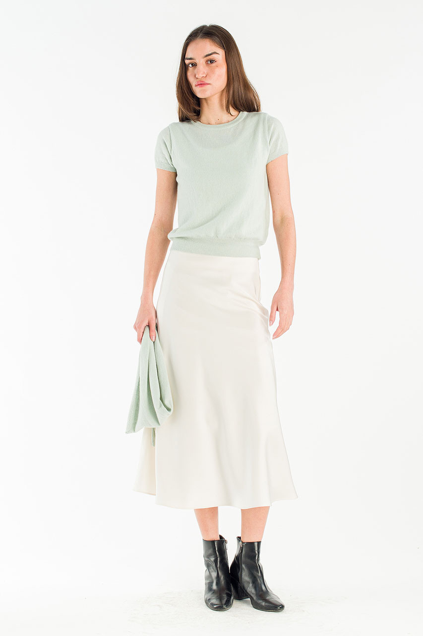 Mas Mid Length Skirt, Ivory