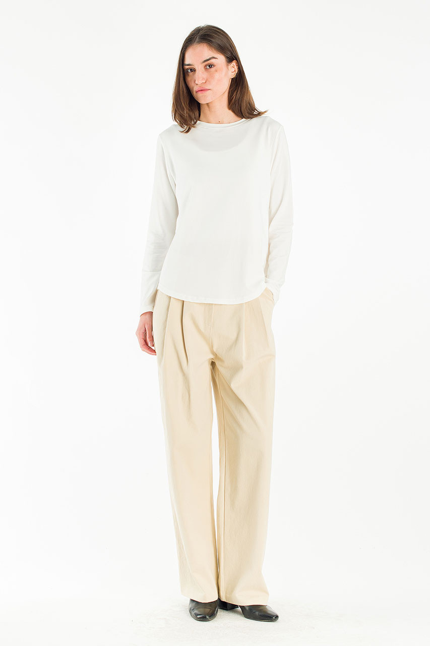 Muse Pintuck Chino, Beige