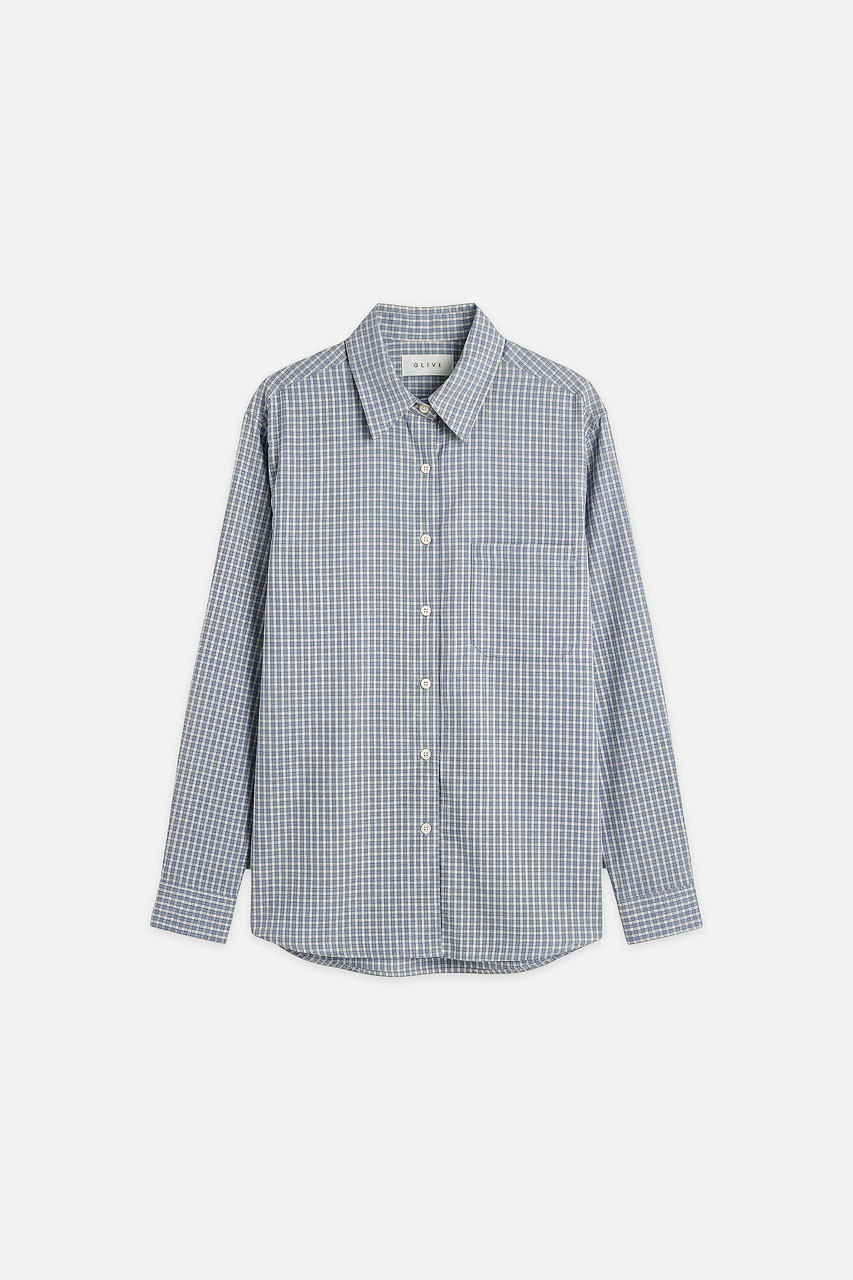 Andy Check Shirt, Blue