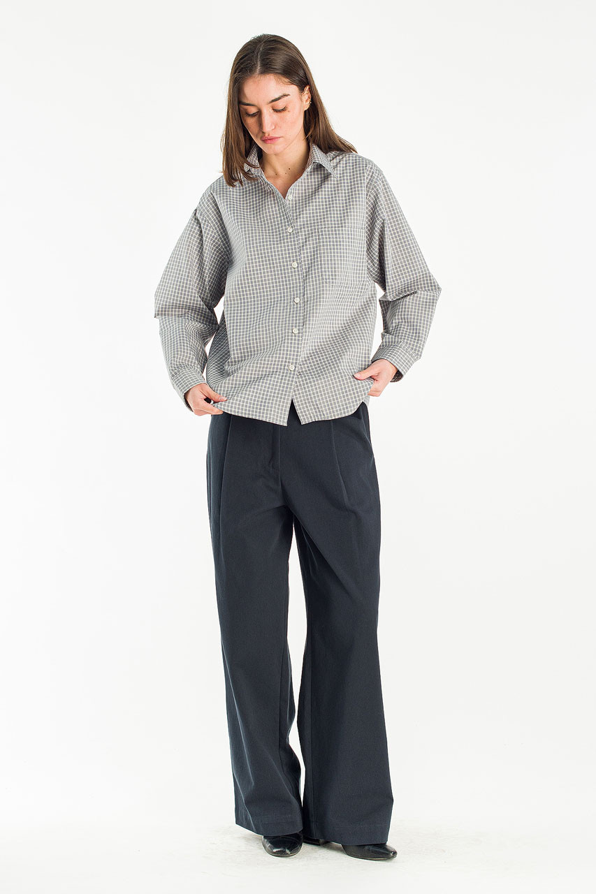 Andy Check Shirt, Blue