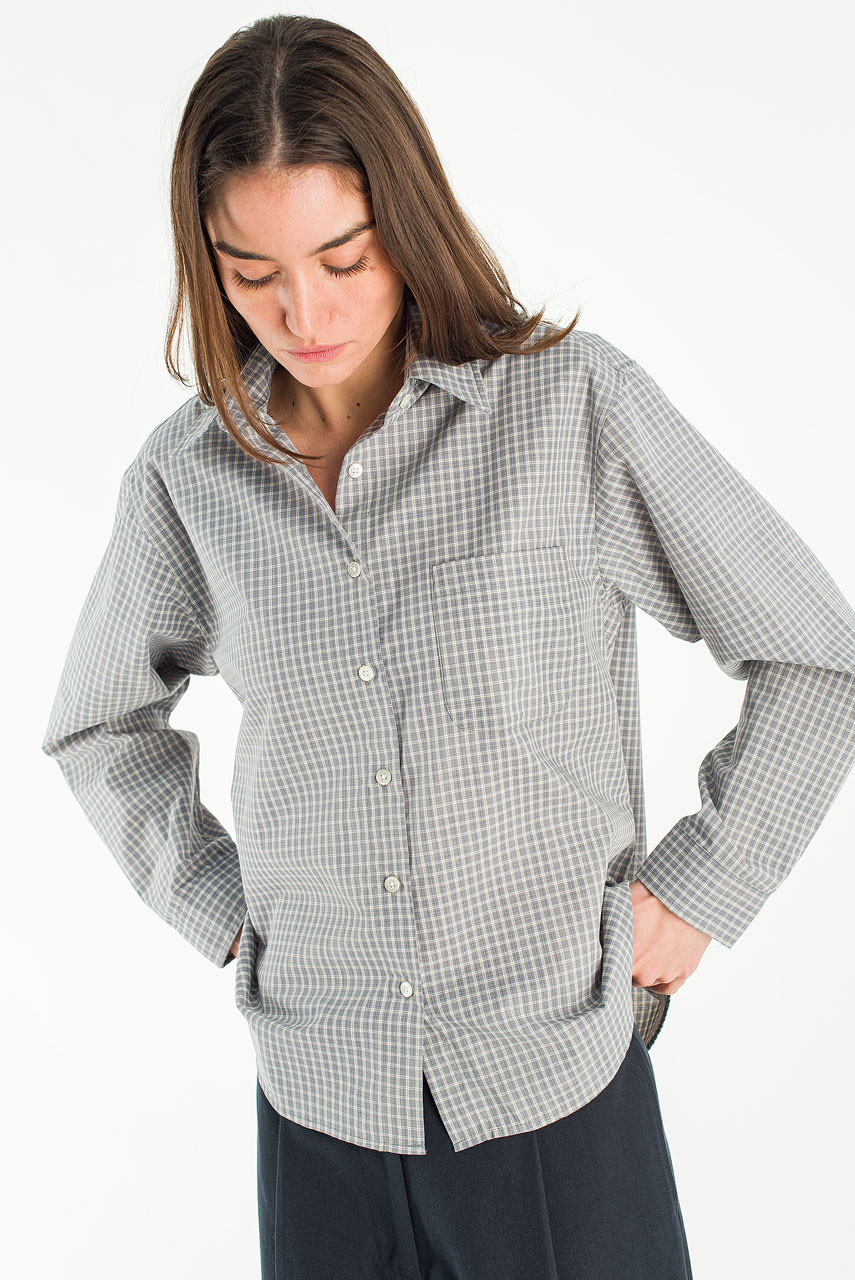 Andy Check Shirt, Blue