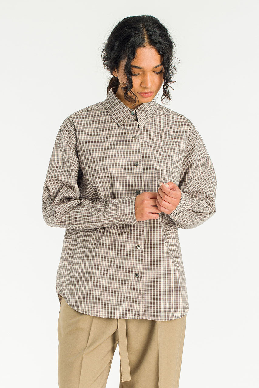Andy Check Shirt, Brown