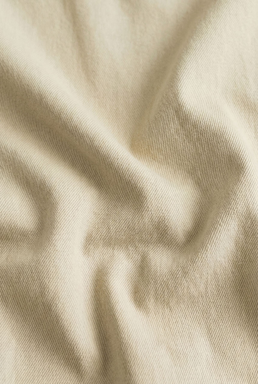 Natural Denim Pants, Beige