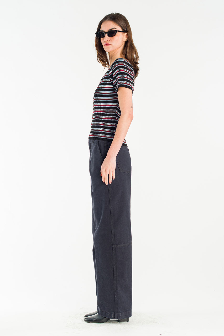 Willow Off Shoulder Tee, Black