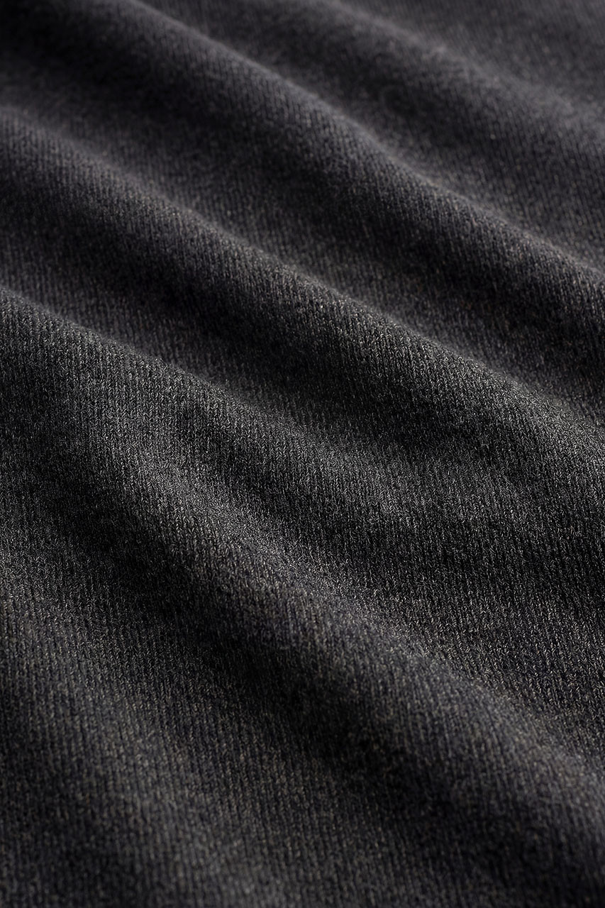 Menswear | Stitch Knitted Crop Tee, Charcoal