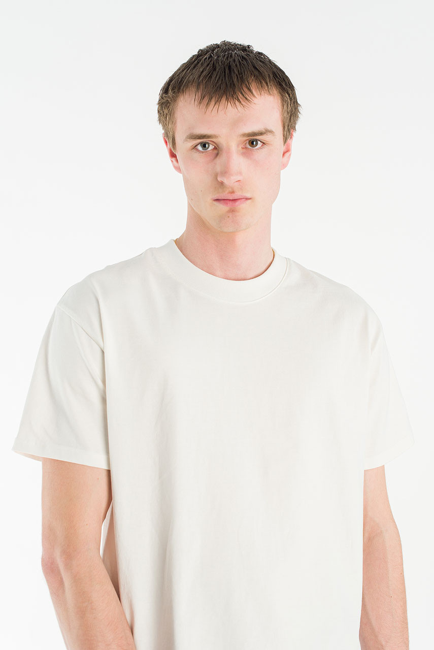 Menswear | Cropped Tee, White