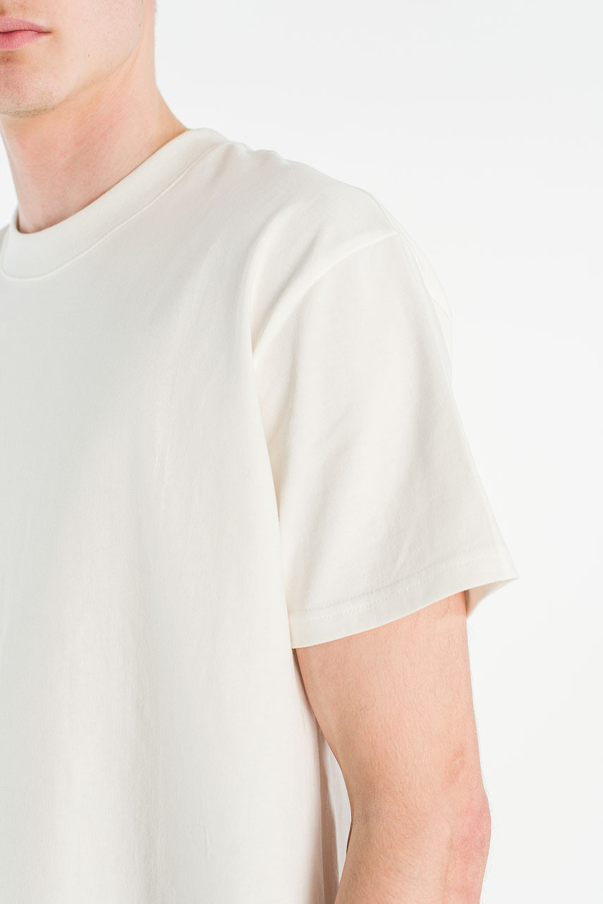 Menswear | Cropped Tee, White