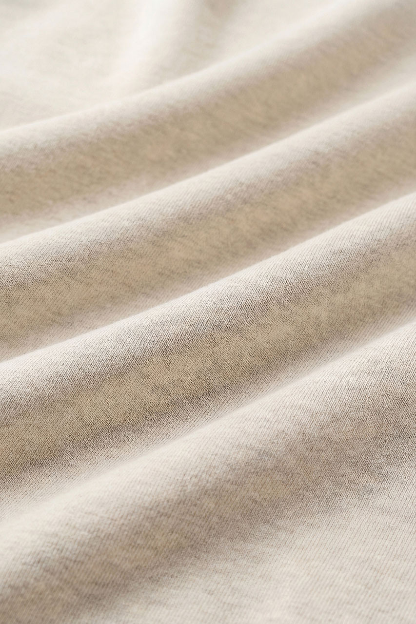 Menswear | Cropped Mid-Weight Sweatshirt, Light Beige