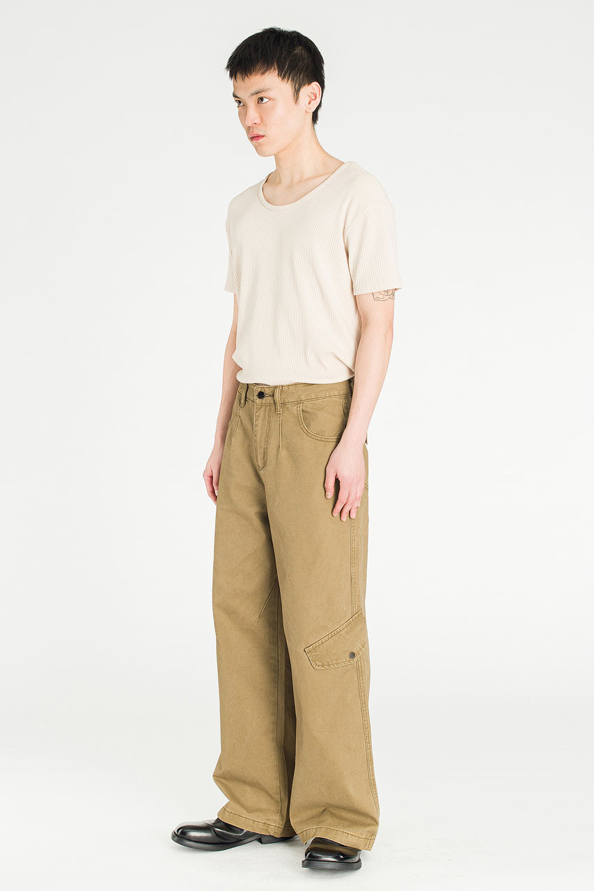 Menswear | Vintage Wash Cargo Pants, Light Brown