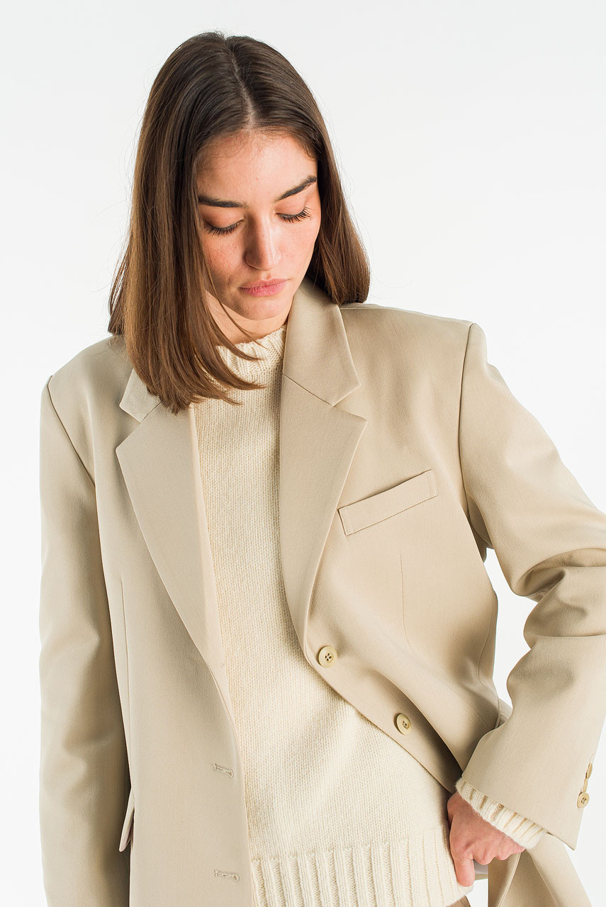 Roma Structure Jacket, Beige