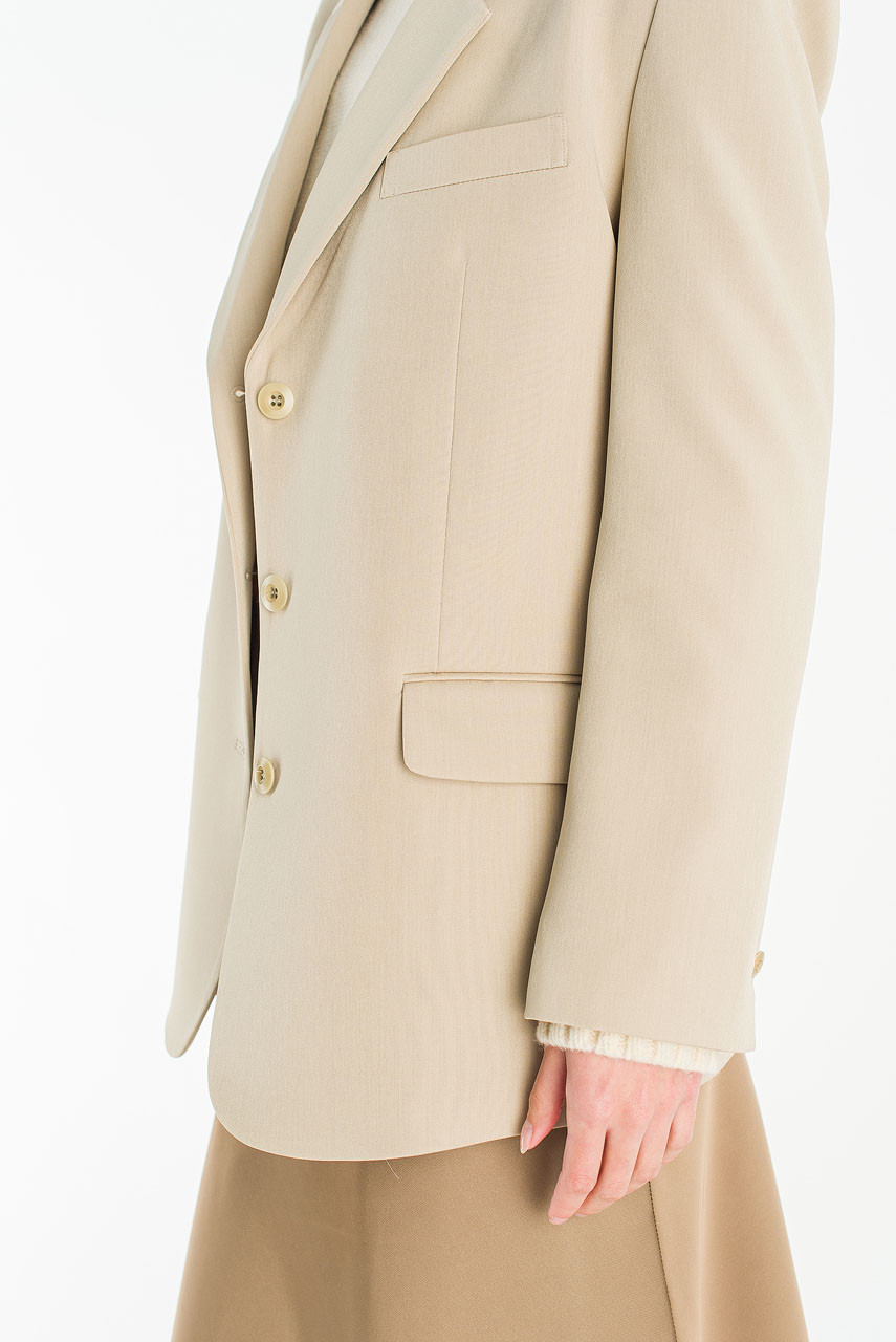 Roma Structure Jacket, Beige