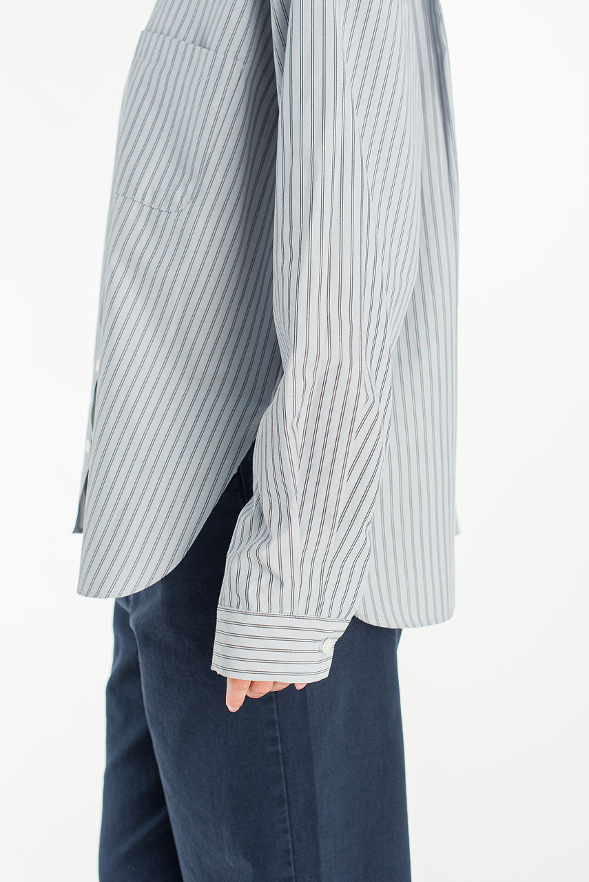 Muse Stripe Blouse, Blue