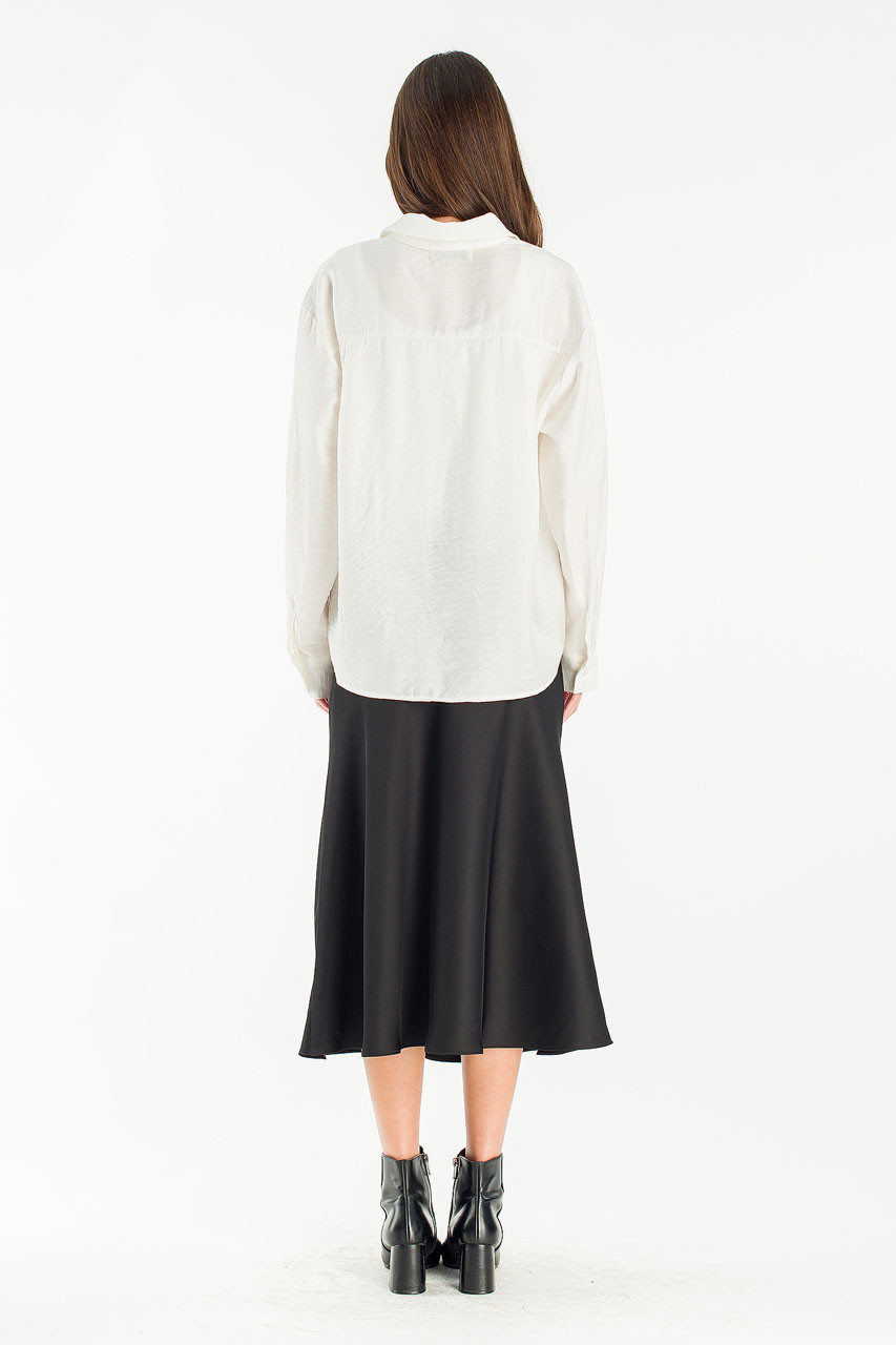 Lenn Twin Picket Blouse, Ivory