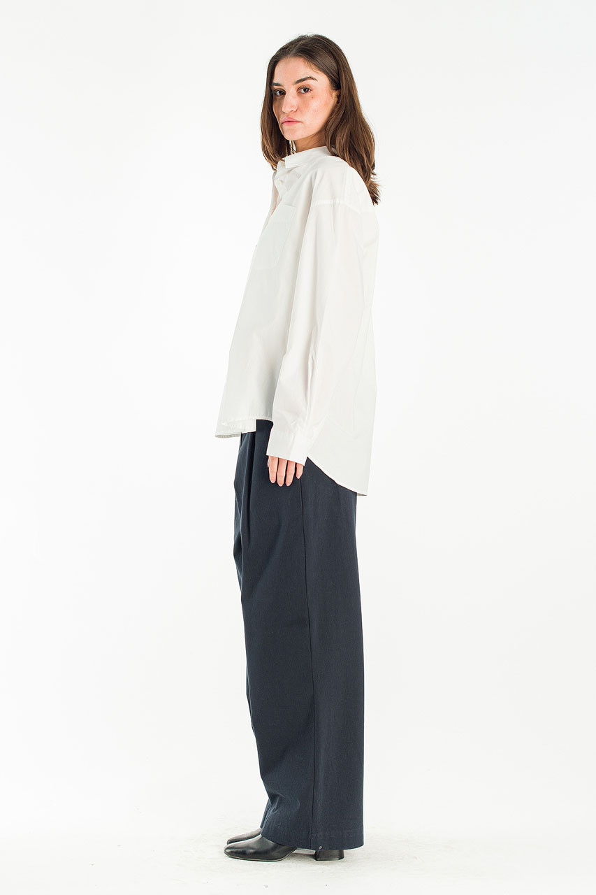 Lily Simple Shirt, White
