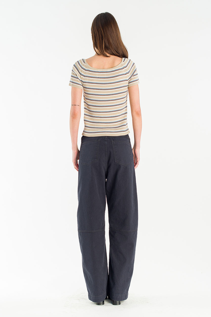 Willow Off Shoulder Tee, Beige