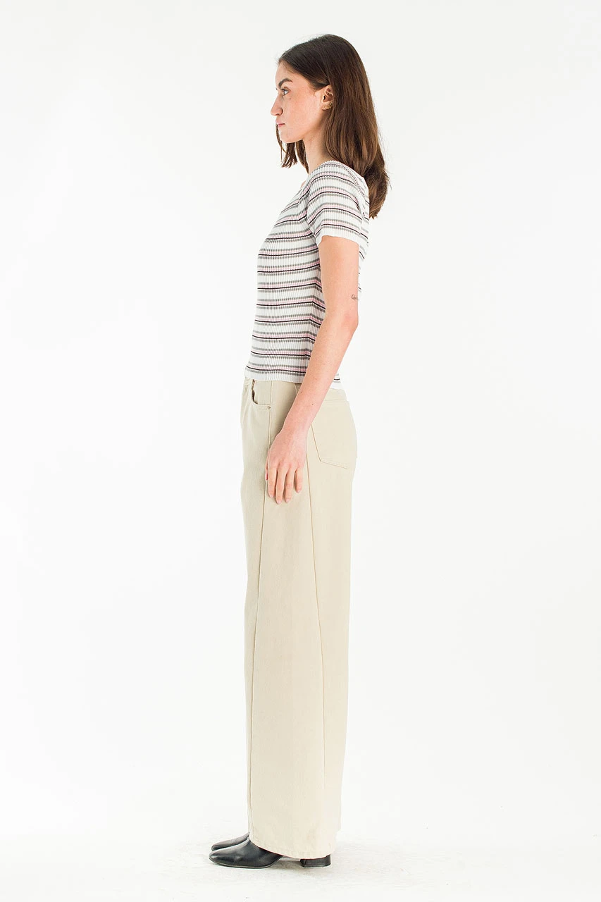 Willow Off Shoulder Tee, Ivory