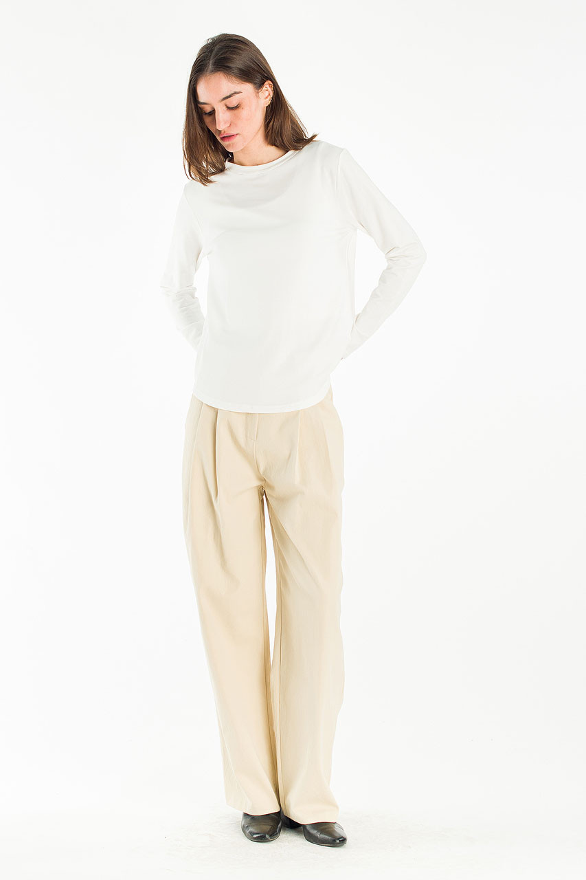 Salt Long Sleeve Tee, Ivory