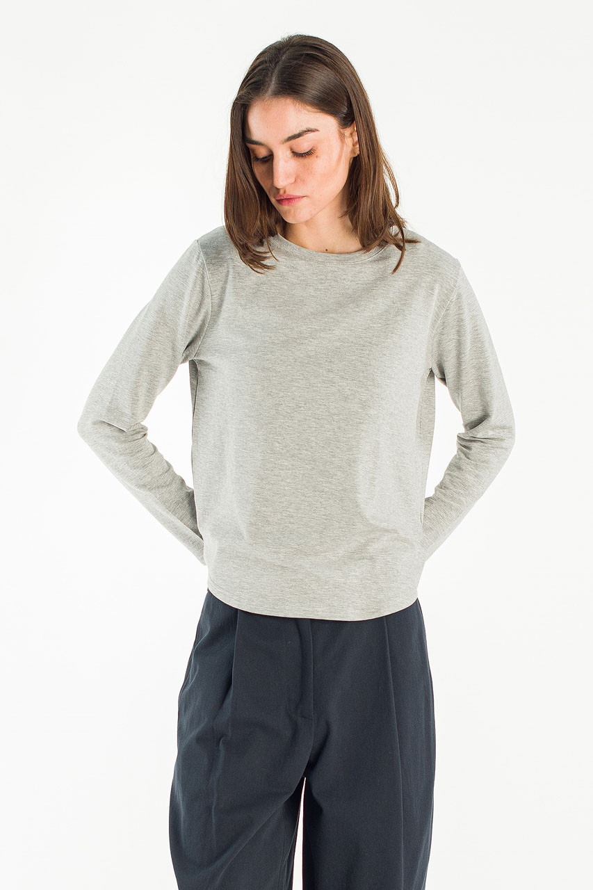 Salt Long Sleeve Tee, Grey