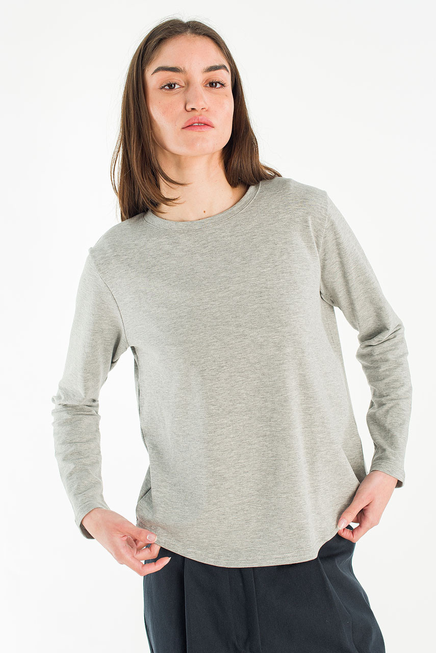 Salt Long Sleeve Tee, Grey