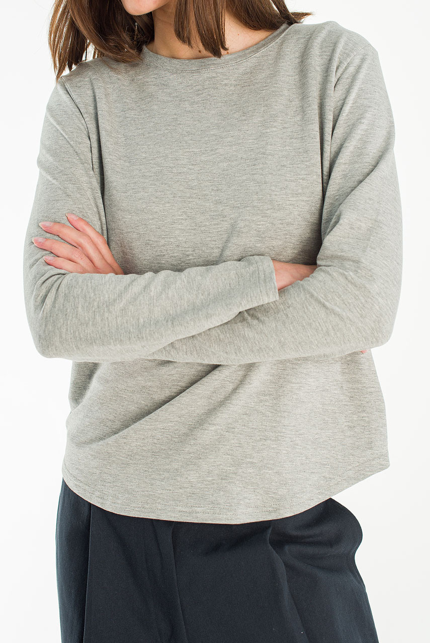 Salt Long Sleeve Tee, Grey