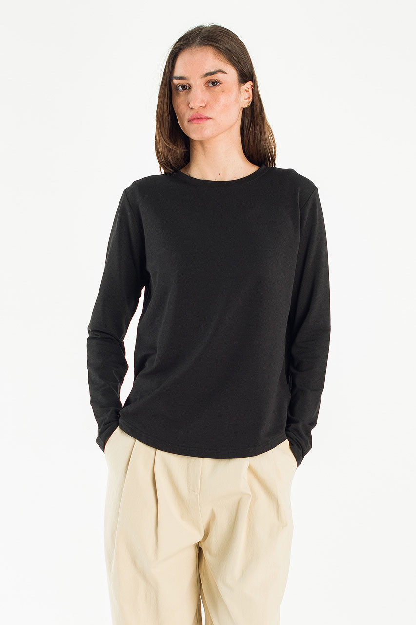 Salt Long Sleeve Tee, Black