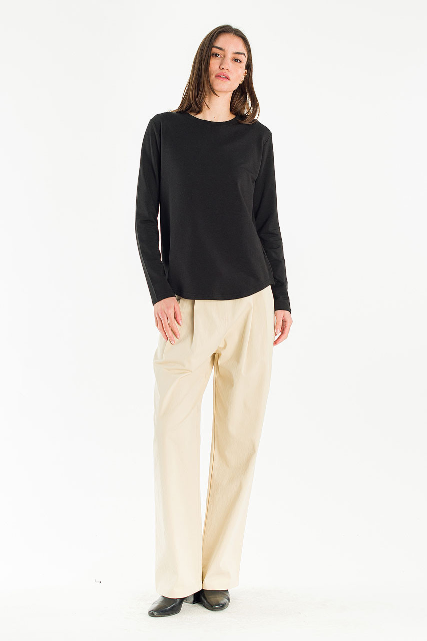 Salt Long Sleeve Tee, Black