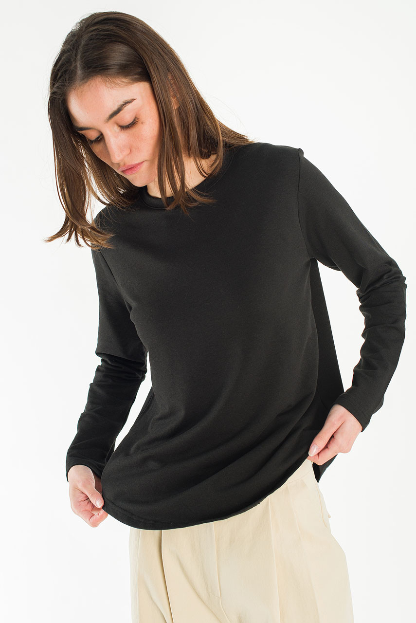 Salt Long Sleeve Tee, Black