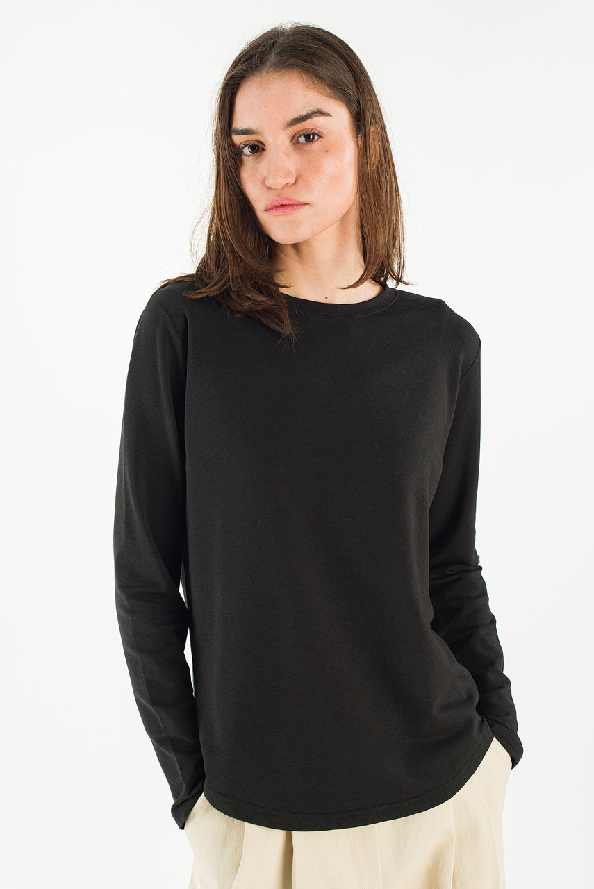 Salt Long Sleeve Tee, Black