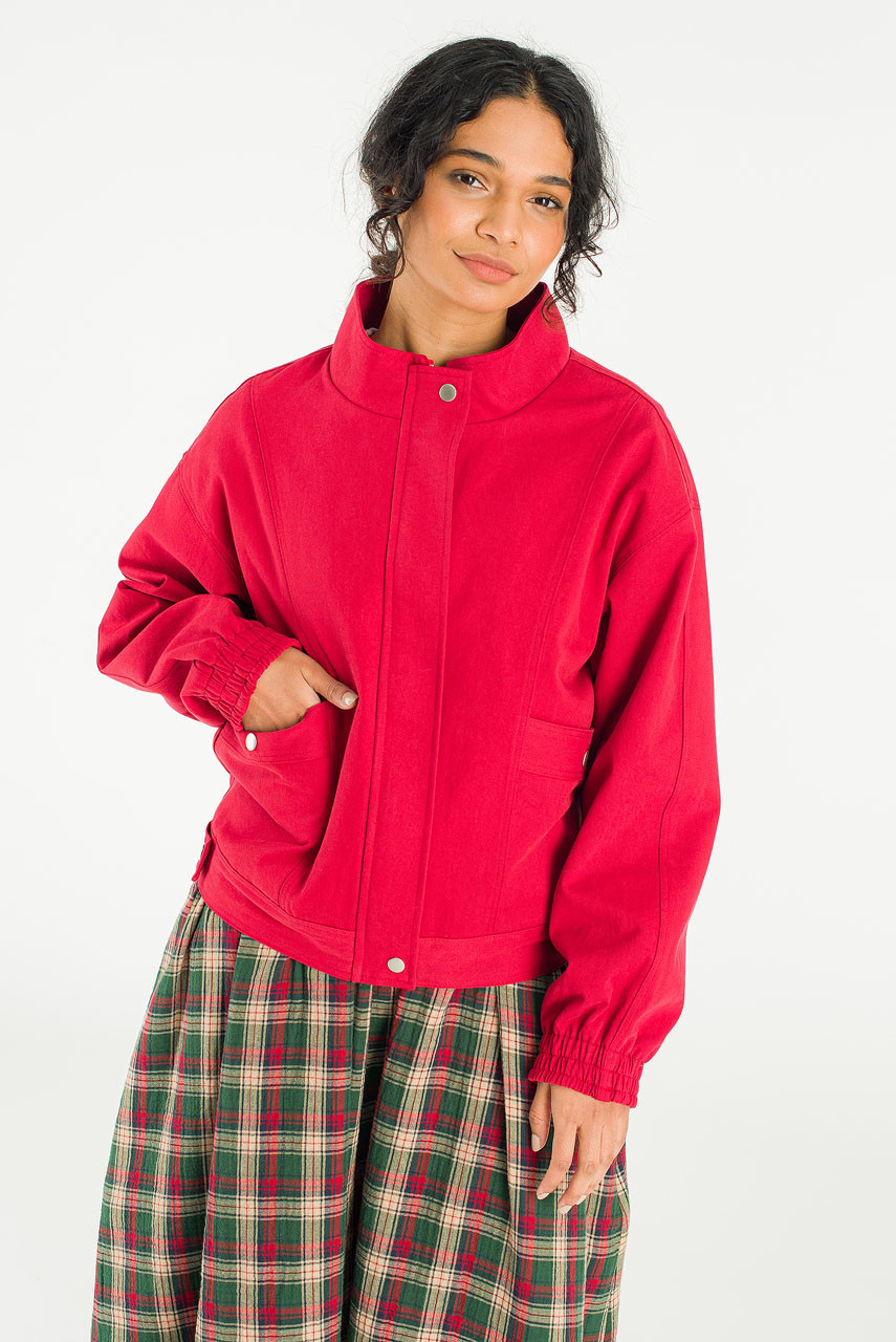 Salt Simple Blouson, Red