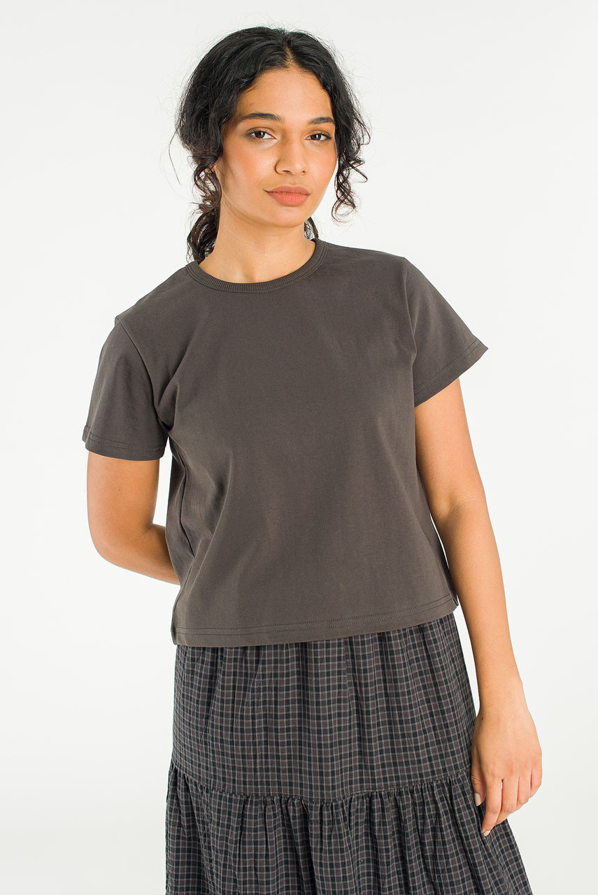 Slat Basic Tee, Charcoal