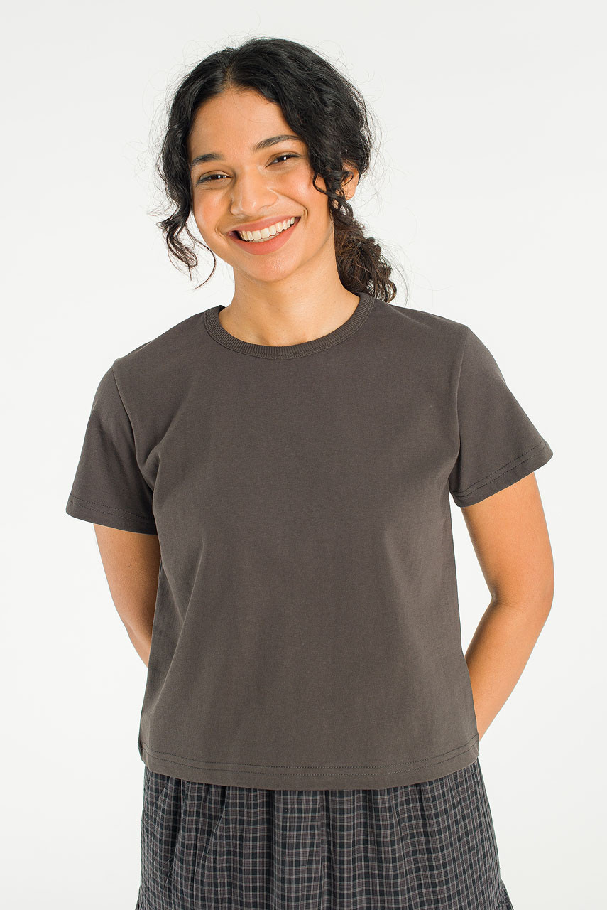Slat Basic Tee, Charcoal