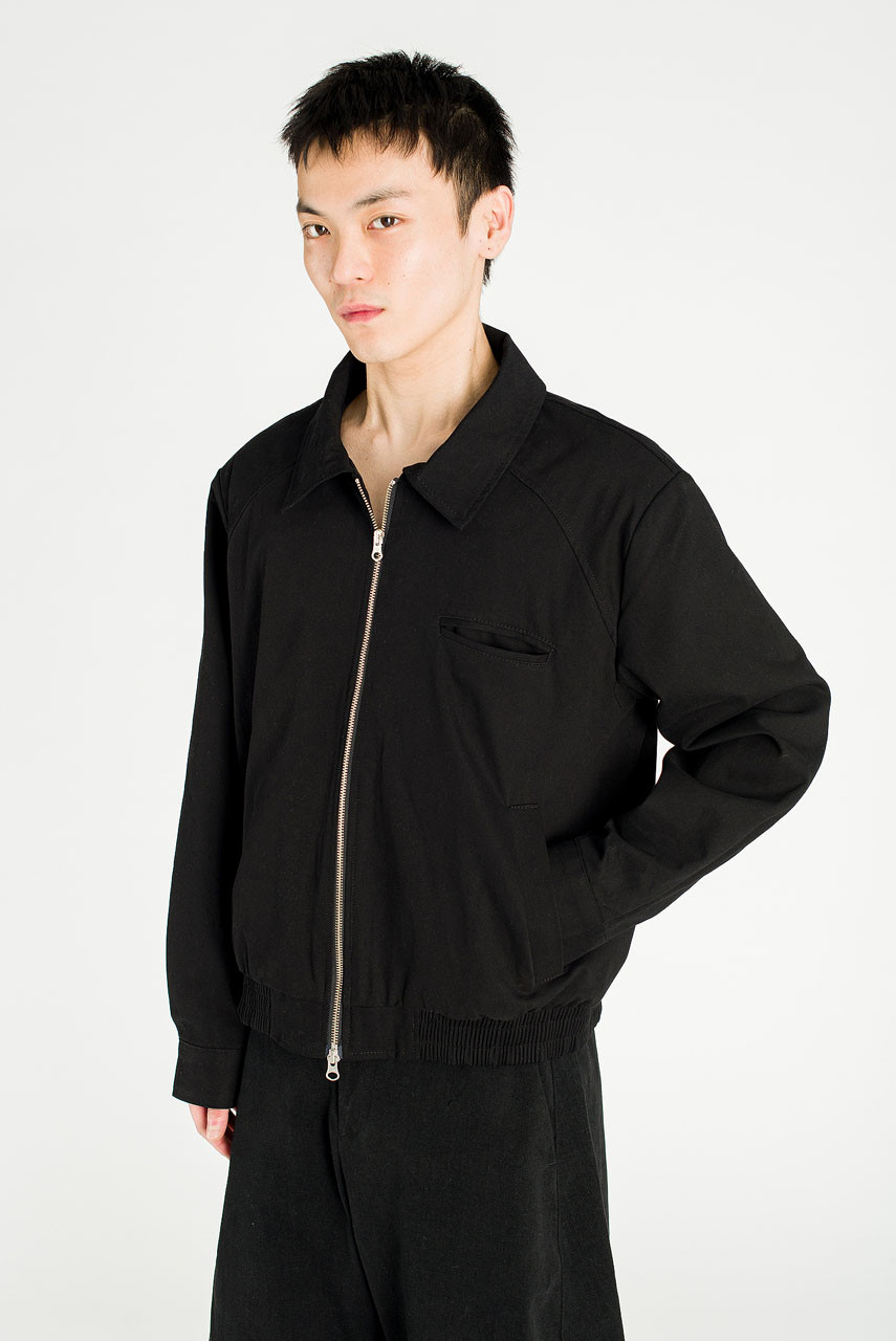 Menswear | Mini Bomber Jacket, Black