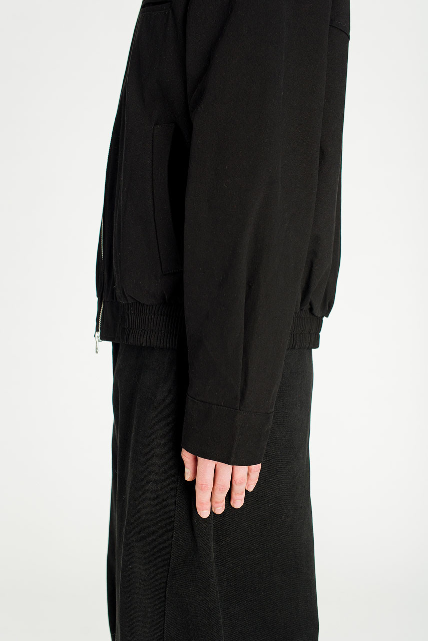 Menswear | Mini Bomber Jacket, Black