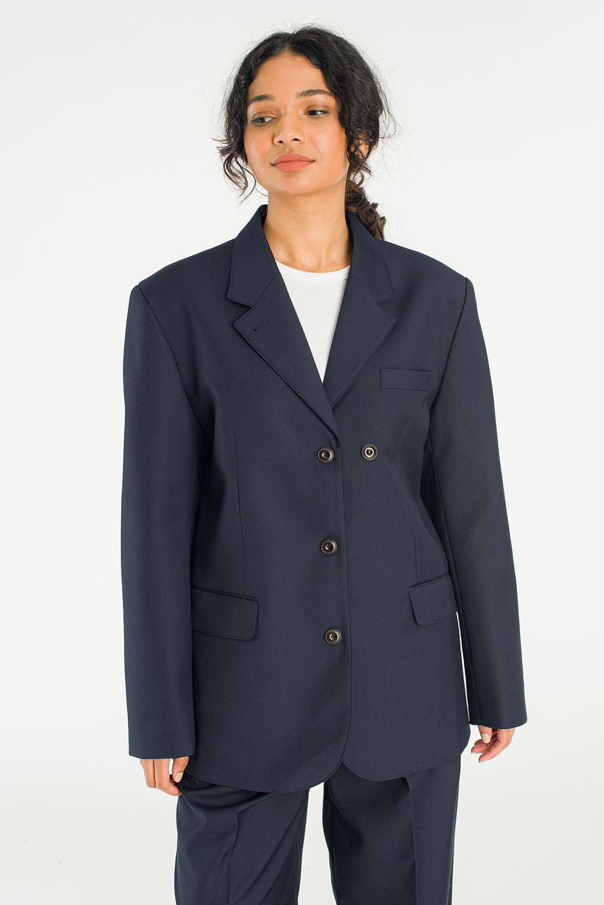 Noah Smart Jacket, Deep Navy