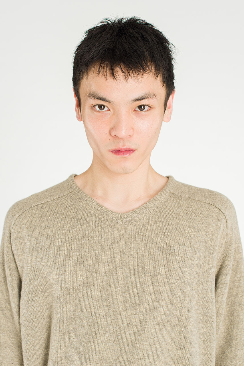 Menswear | Fine V Knit, Beige