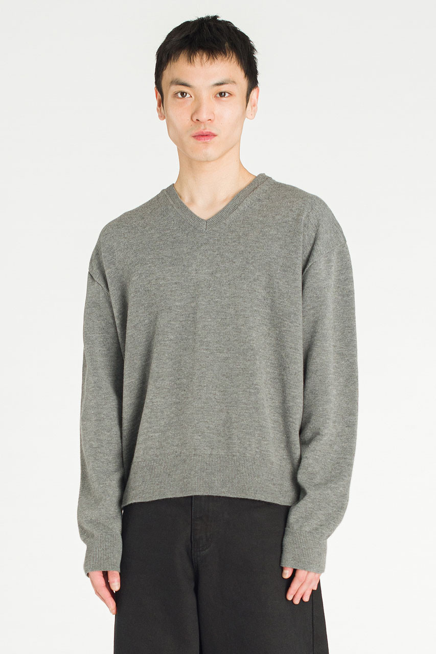 Menswear | Mini V-Neck, Charcoal