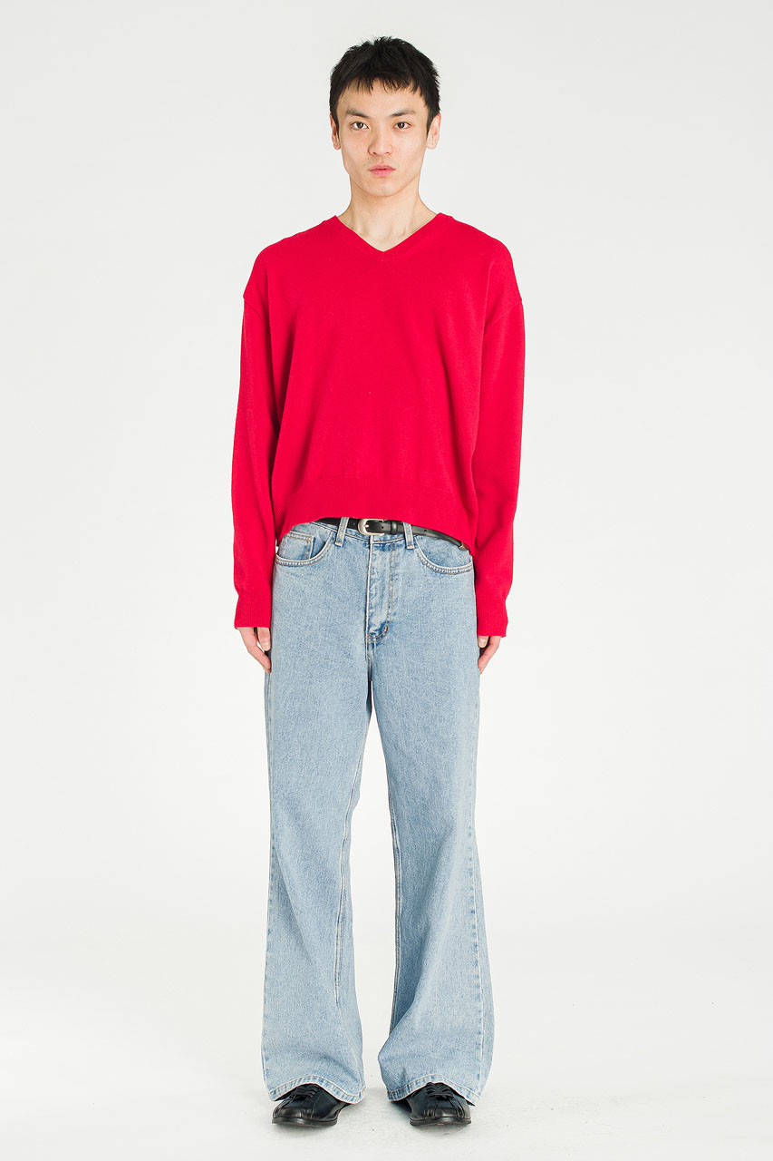 Menswear | Mini V-Neck, Red