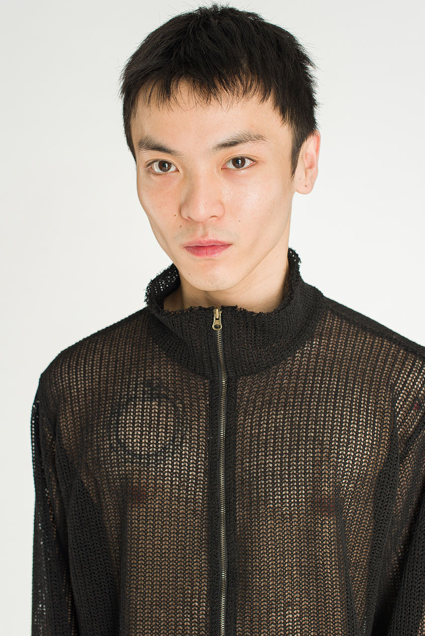 Menswear | Net Zip-Thru, Black