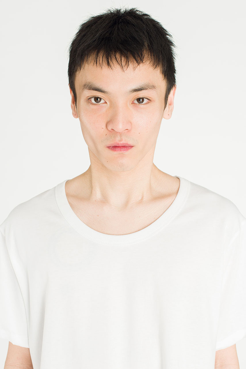 Menswear | U-Neck Crop Tee, White