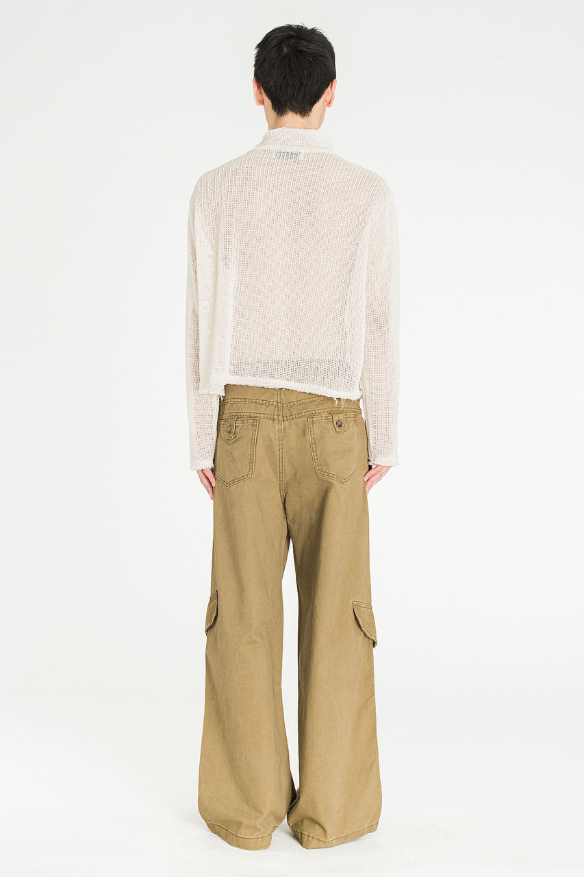 Menswear | Net Zip-Thru, Ivory