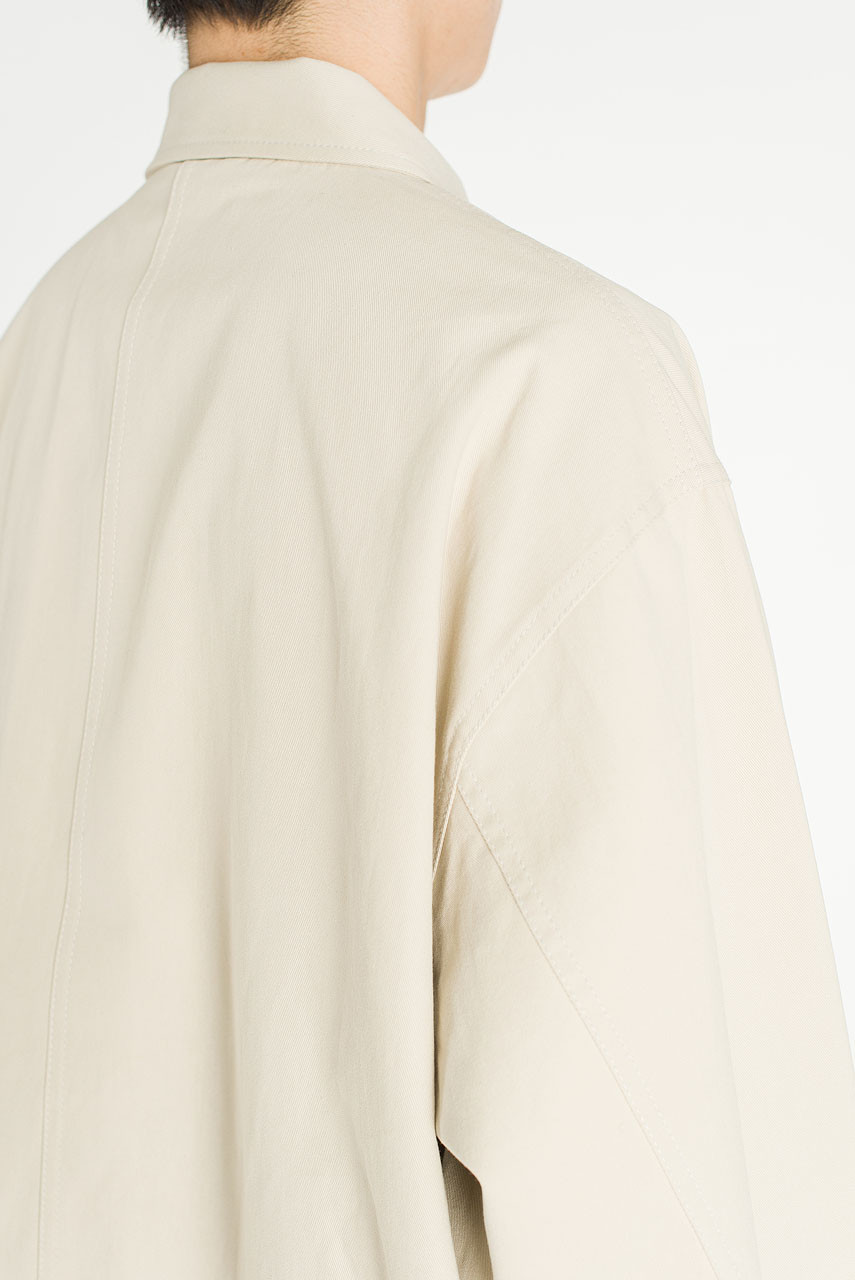 Menswear | Oversized Snap Jacket, Stone