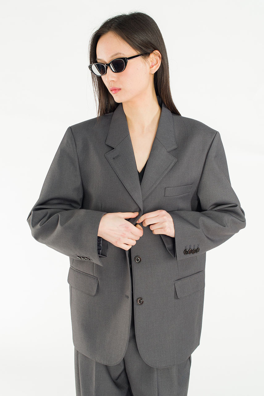 Noah Smart Jacket, Charcoal