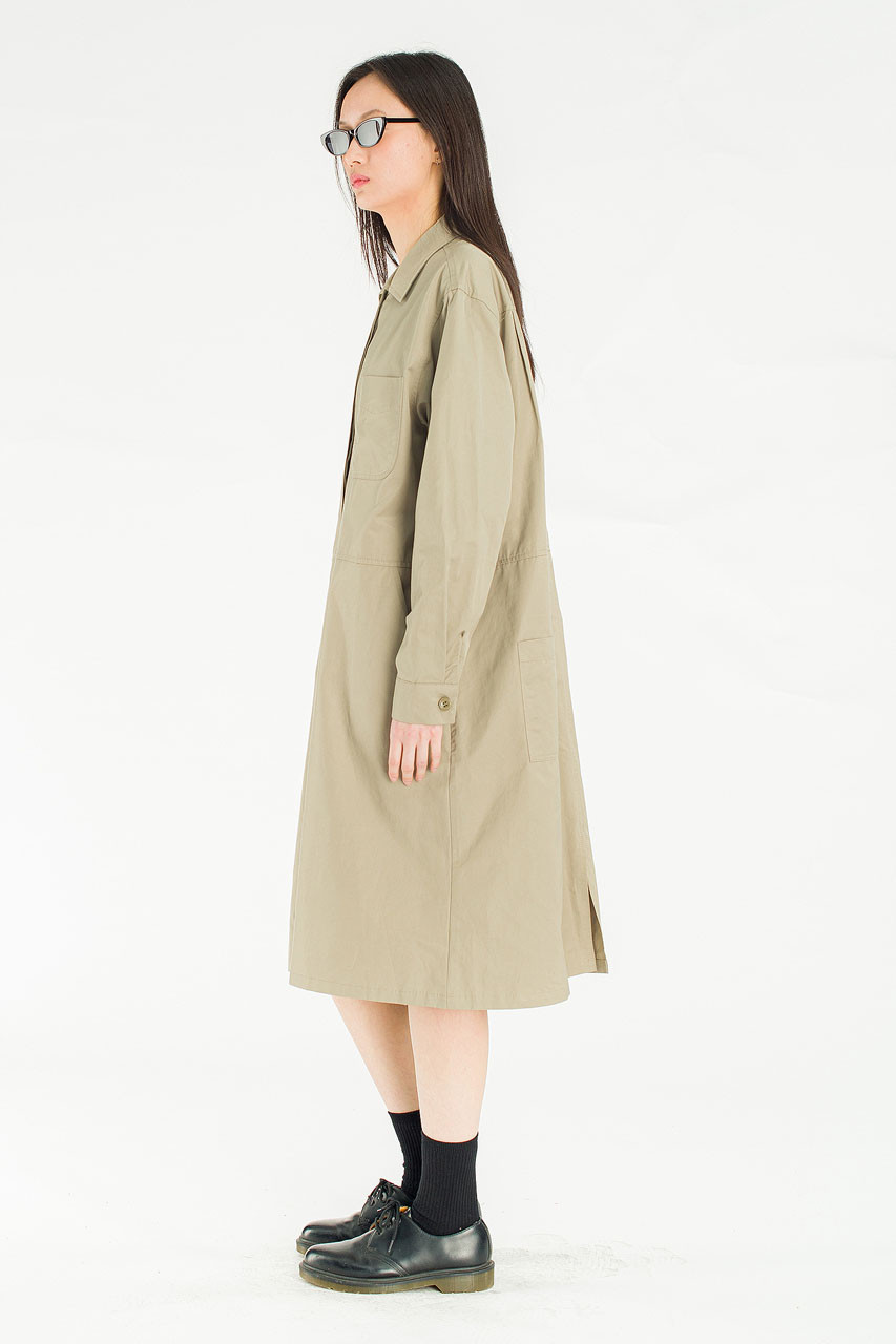 Madrid Utility Dress, Khaki