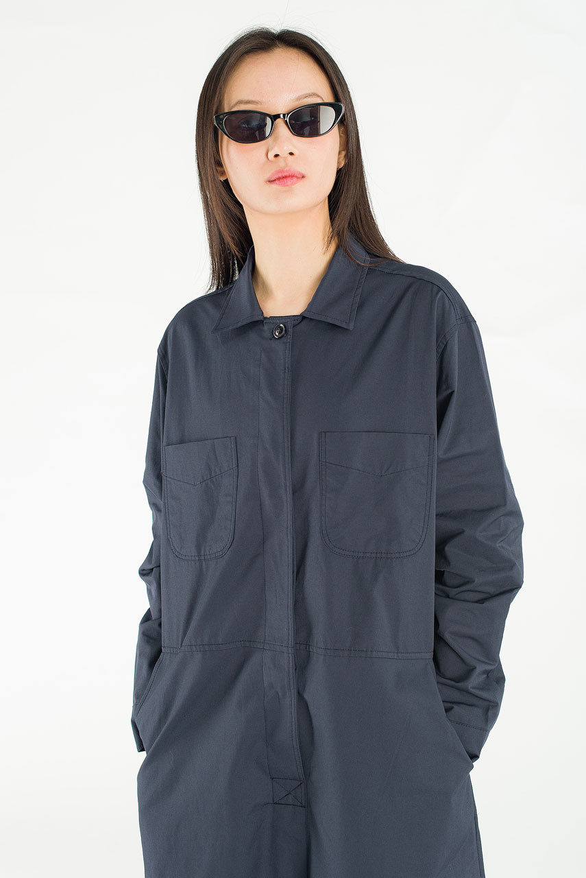 Madrid Utility Dress, Navy