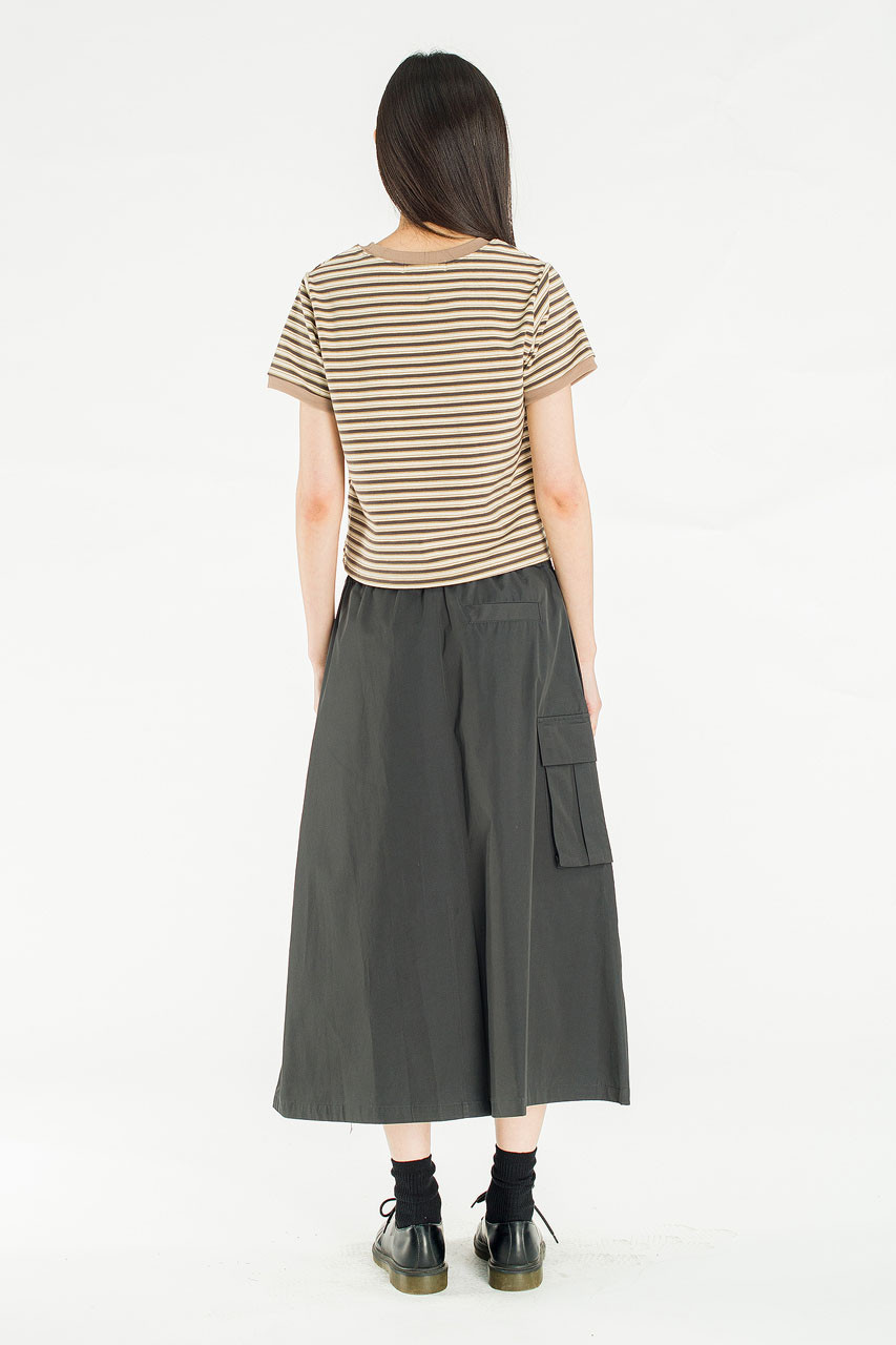 Bea Pocket Skirt, Charcoal