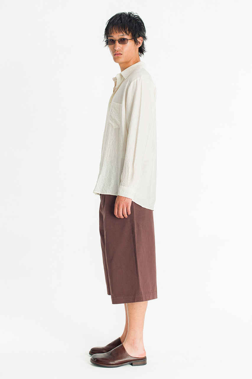 Menswear | Crinkle Shirt, Ivory