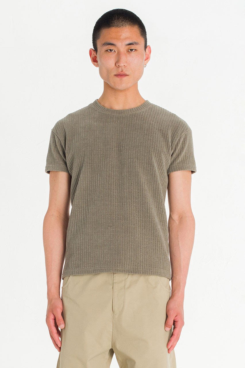 Menswear | Tonal Sheen Tee, Grey