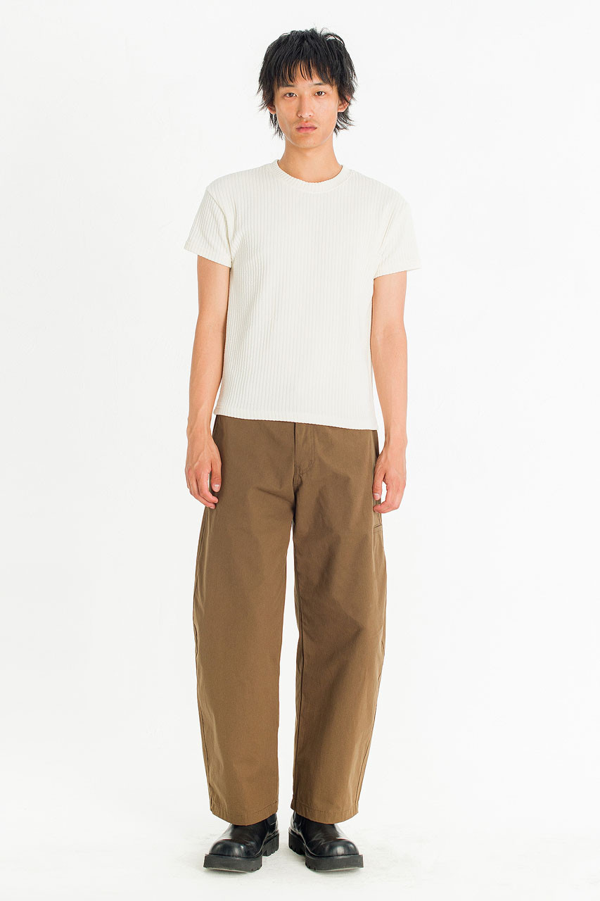 Menswear | Tonal Sheen Tee, Ivory