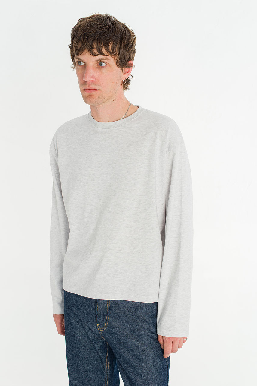 Menswear | Essential Crop Tee, Stone